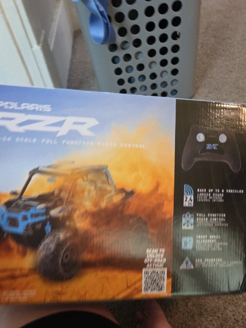 Polaris RZR Remote Control Off-Road Buggy - Black & Blue